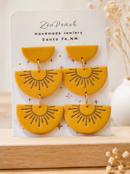 ZiaPeach | Sun Dangles Earrings