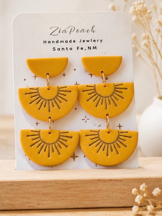 ZiaPeach | Sun Dangles Earrings