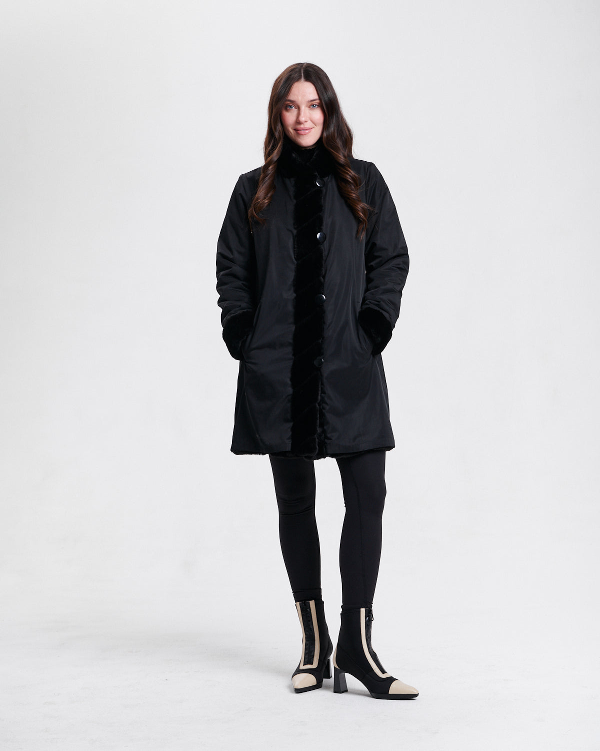 Nikki Jones | Reversible Long Coat