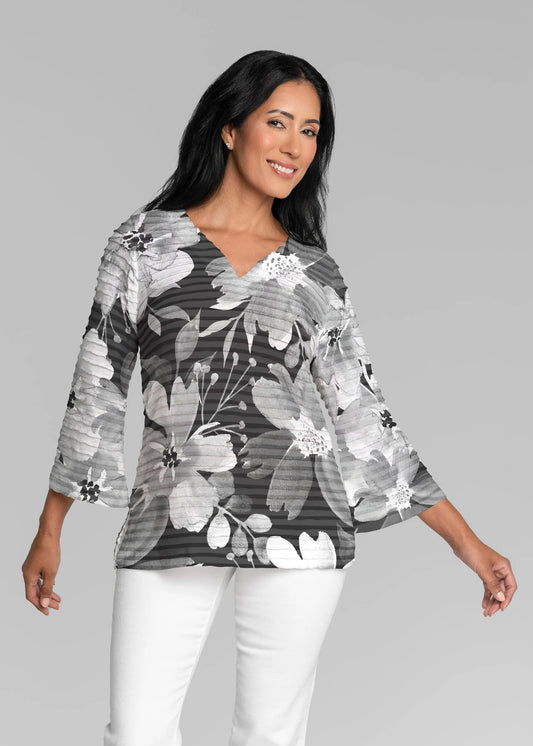 Whimsy Rose | Banded 3/4 Sleeve Tunic