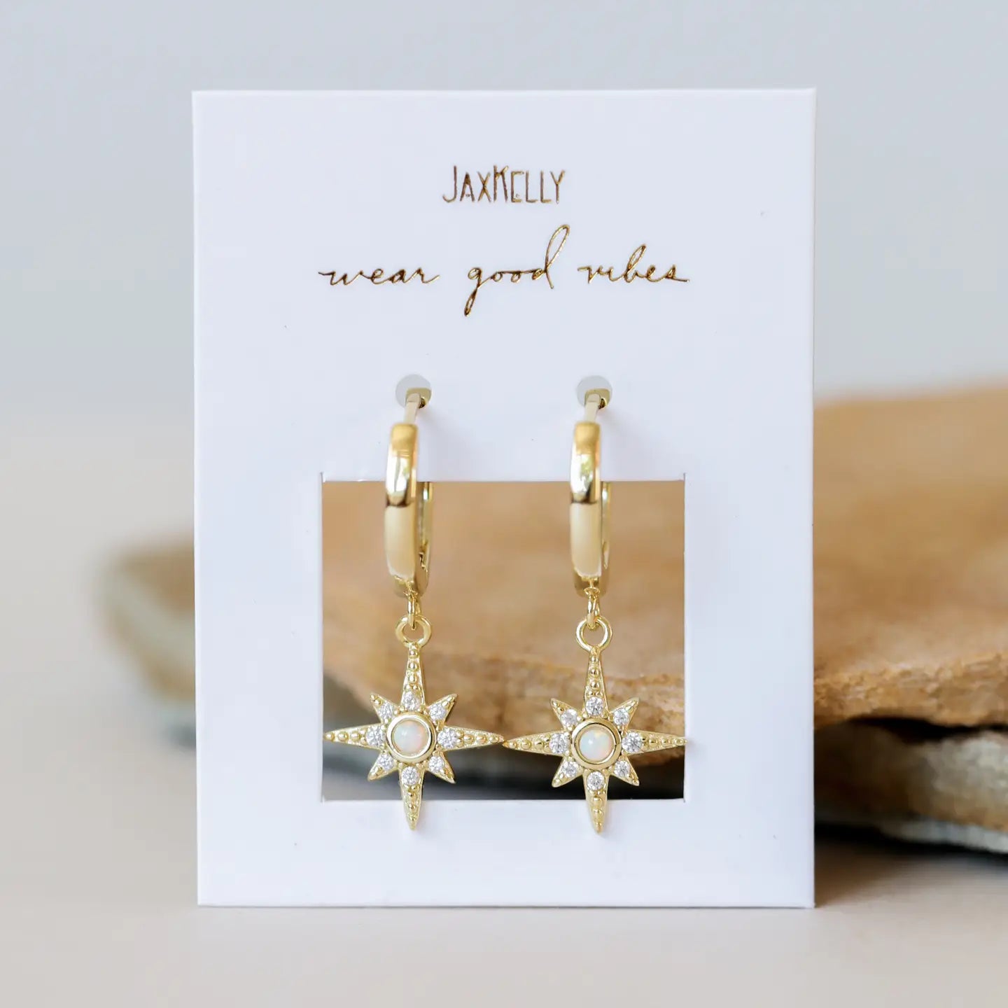 JaxKelly | Celestial Mini Hoop Earrings