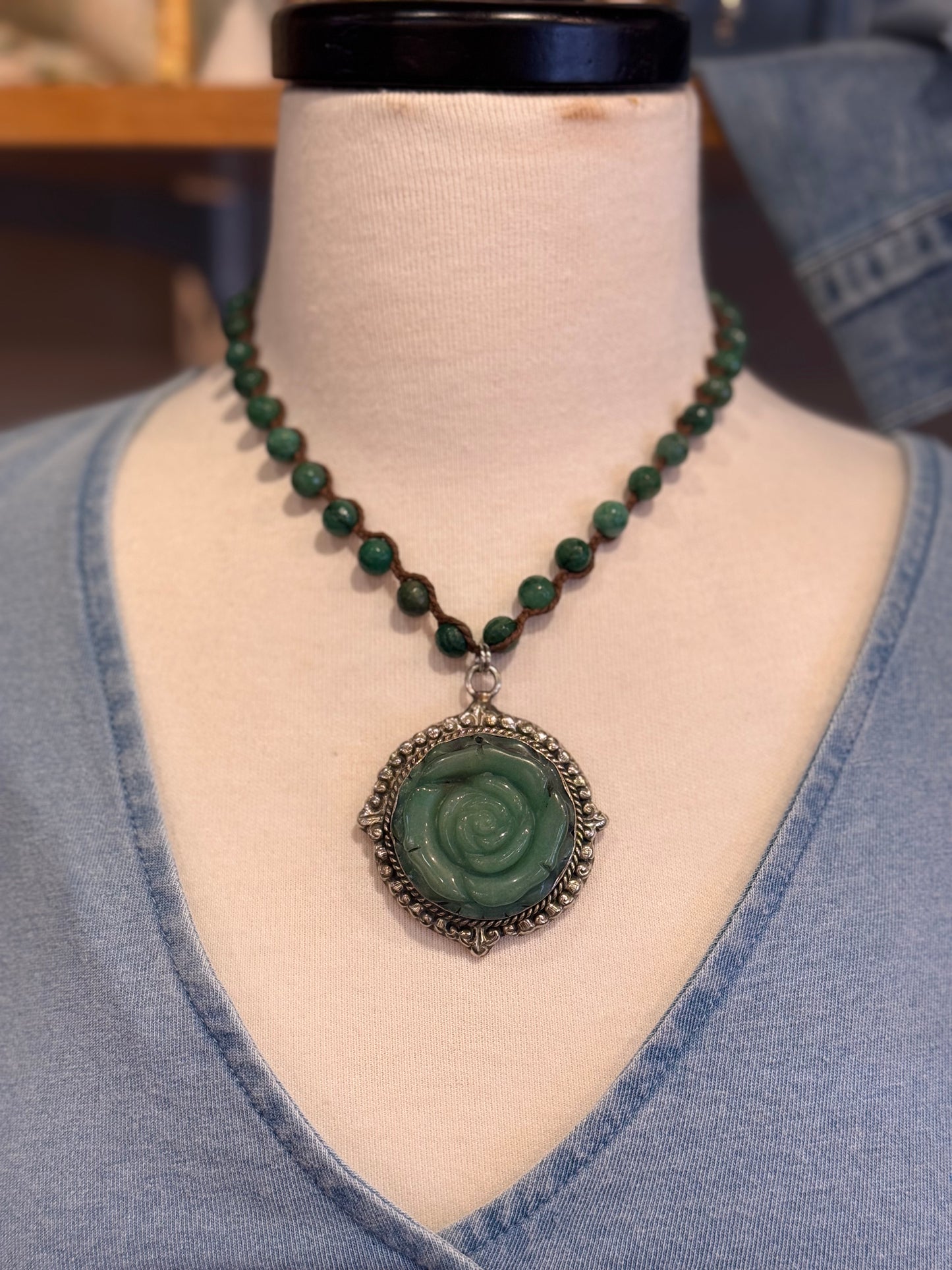 Tara Gasparian | Jade Rose Necklace