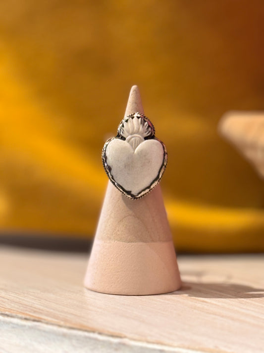Tara Gasparian | Little Bone Heart Ring
