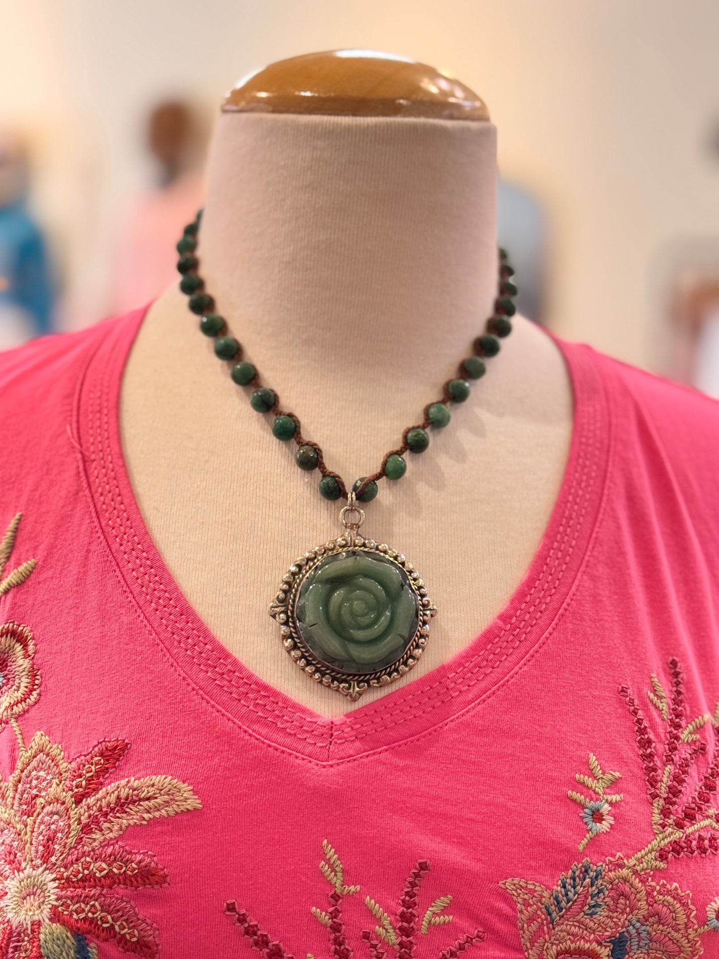 Tara Gasparian | Jade Rose Necklace