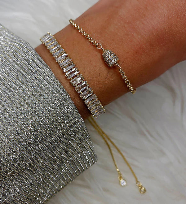 Athena | Baguette Chain Bracelet