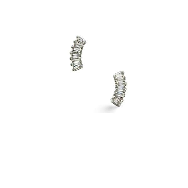 Athena | Curved Post Earring