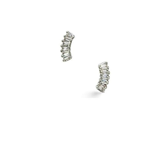 Athena | Curved Post Earring