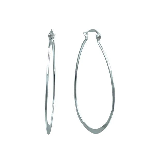 Athena | Oval Hoop Earrings