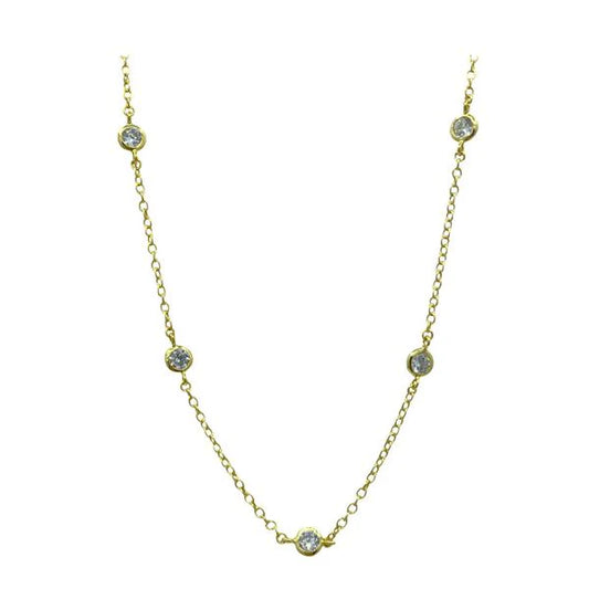 Athena | Multi Bezel Necklace