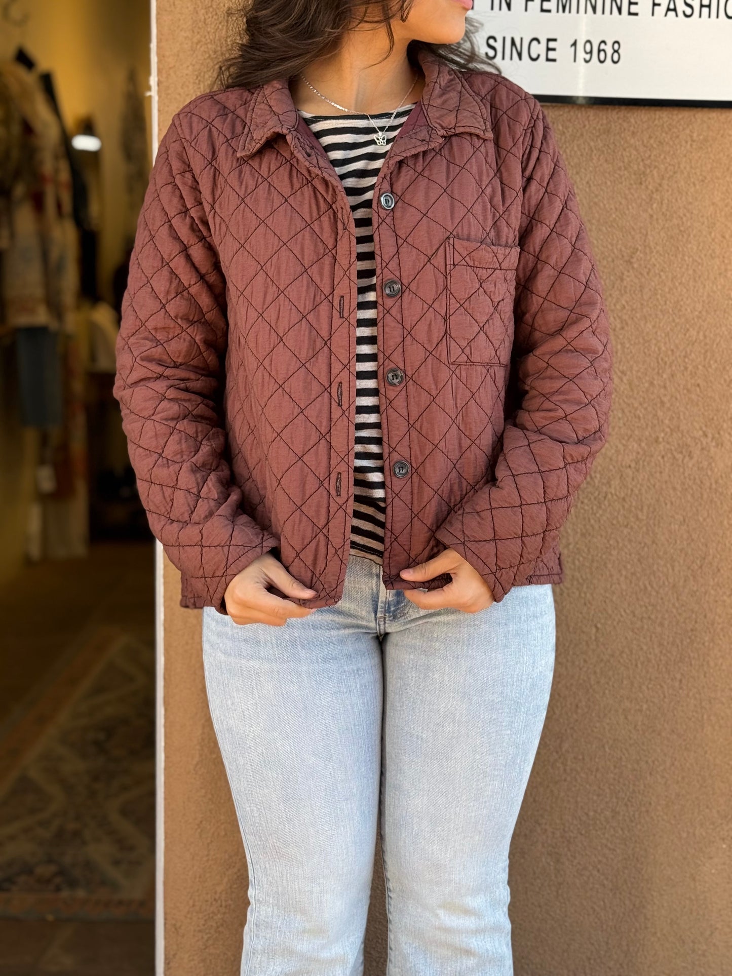 Cutloose | Quilted Crop Jacket