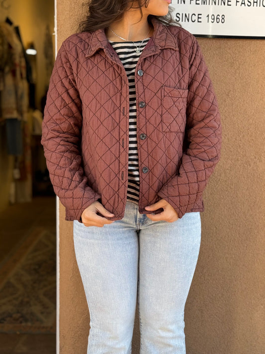 Cutloose | Quilted Crop Jacket