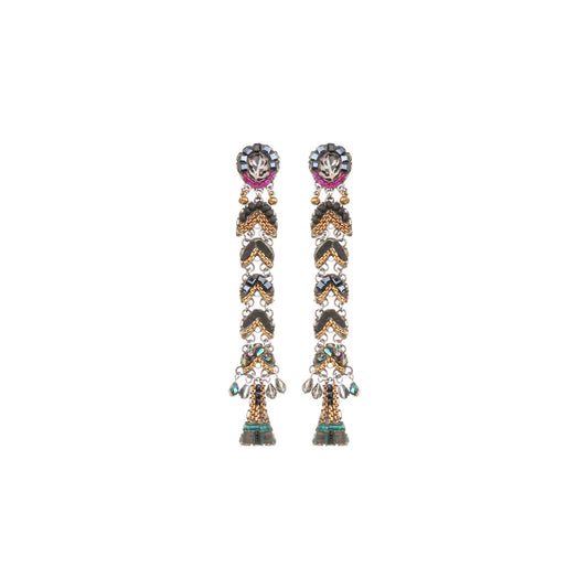 Ayala Bar | Obsidian Earrings | Pitch