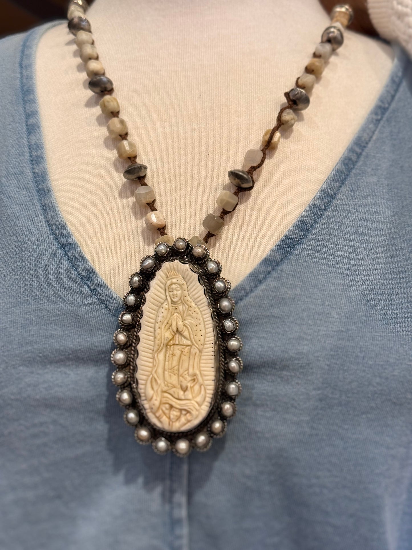 Tara Gasparian | Moonstone Bone Pearl