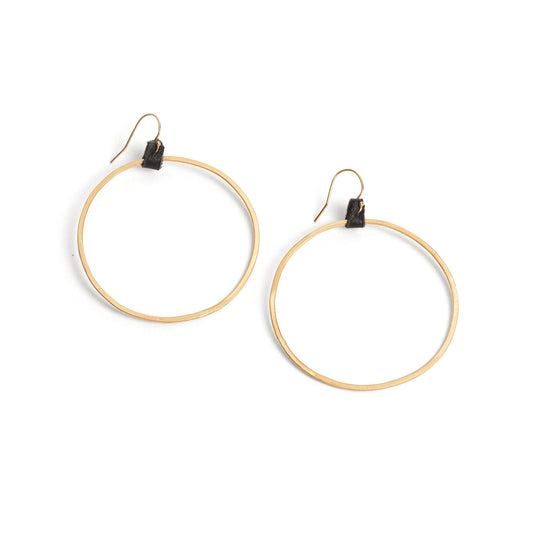 Cynthia Jones | Leather Bubble Earring