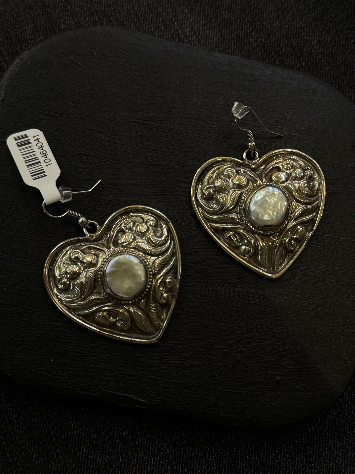 Barbosa | Pearl Heart Earrings