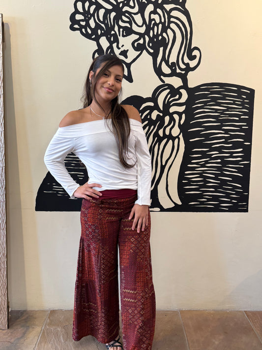 Bucko | Tiered Pants | Orange Wine