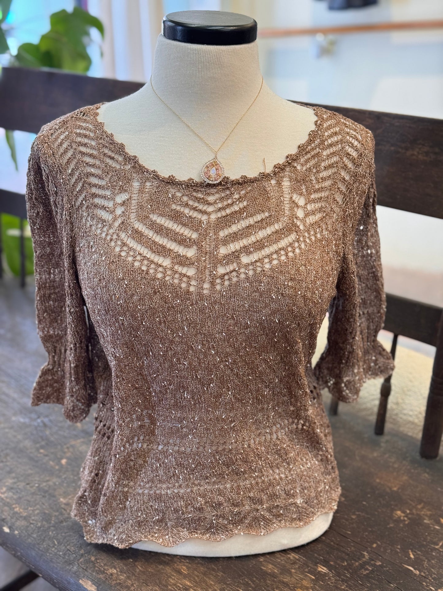 Coco Y Club | Short Sleeve Knit Top