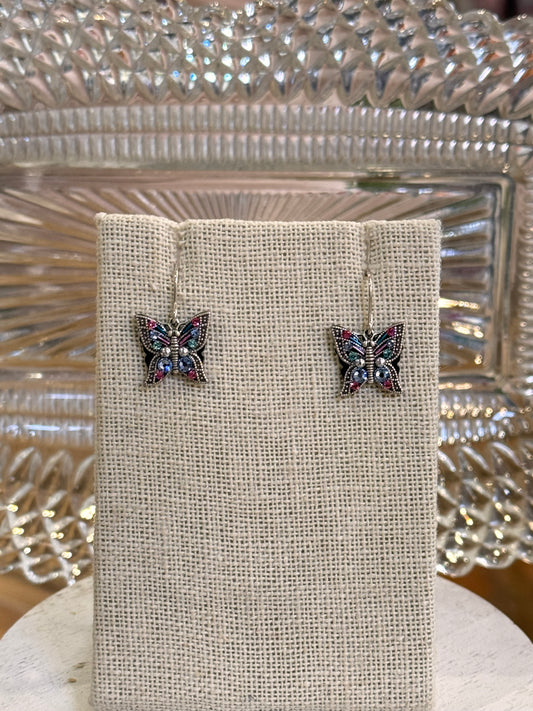 Firefly | Filigree Butterfly Earrings