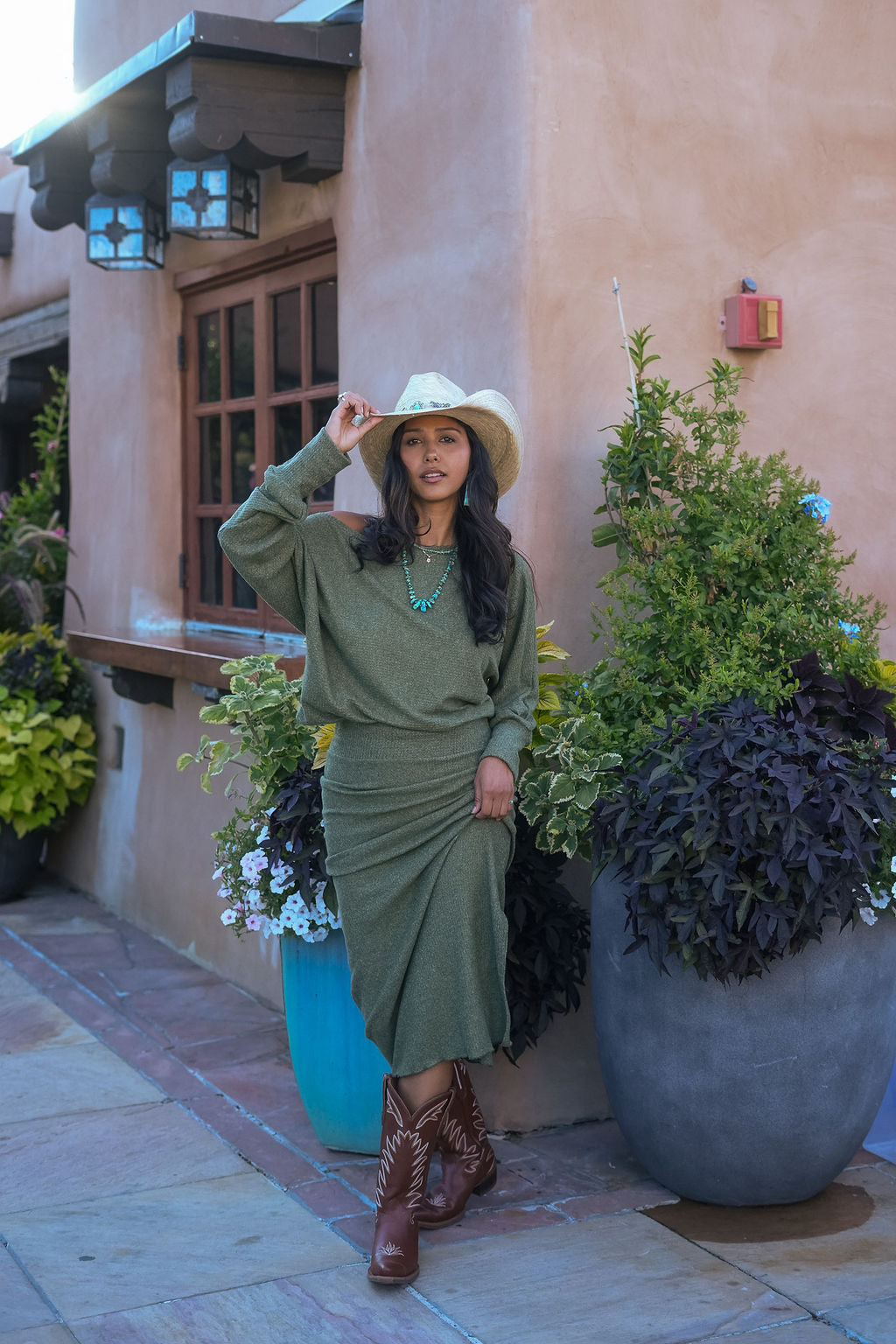 Bucko | Tania Ankle Skirt | Olive