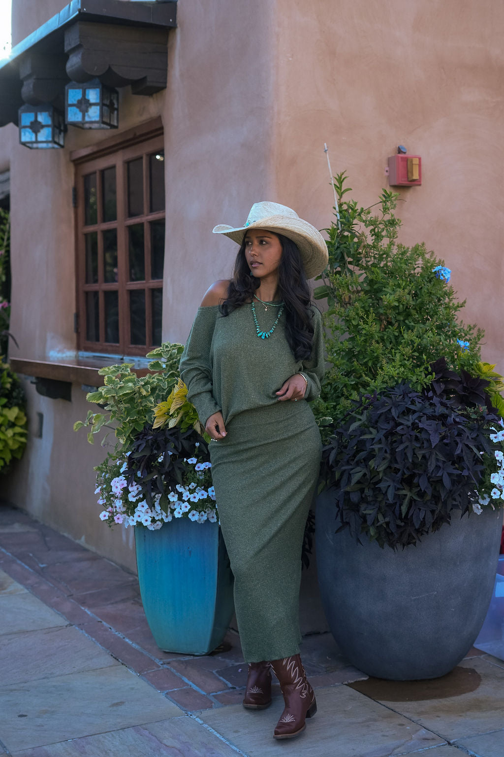 Bucko | Tania Ankle Skirt | Olive