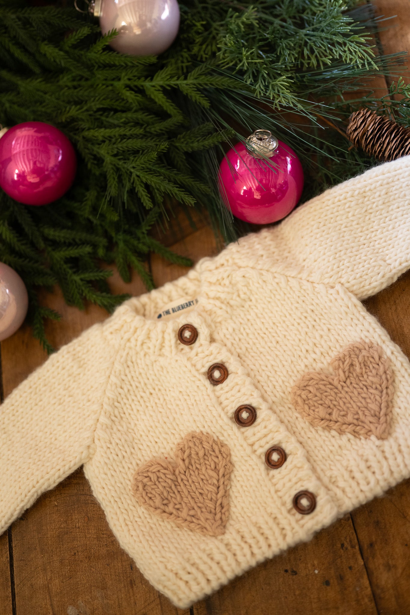 Blueberry Hill | Heart Cardigan