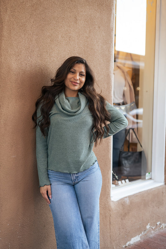 Bucko | Ella Sweater | Dusty Green