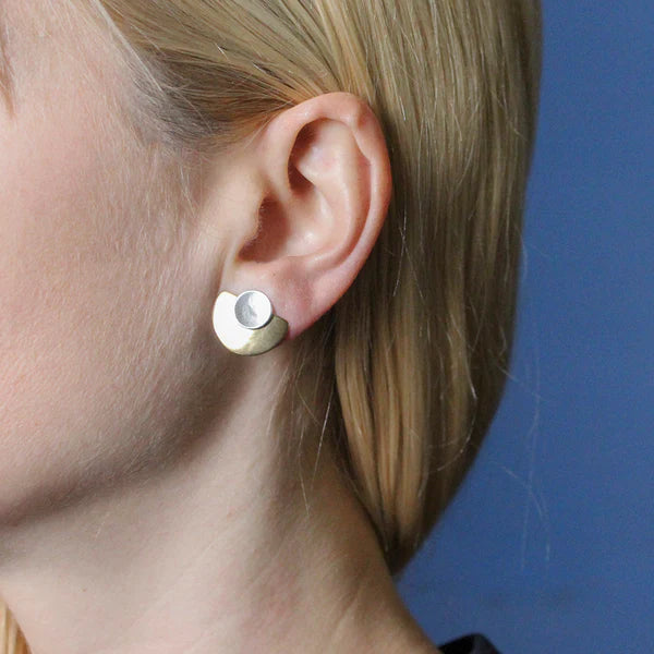 Marjorie Baer- Semi Circle Clip on Earrings