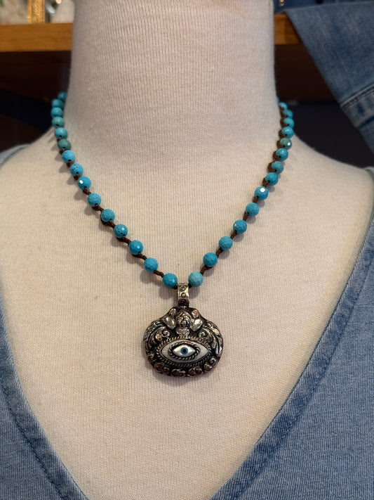 Tara Gasparian | Turquoise Evil Eye
