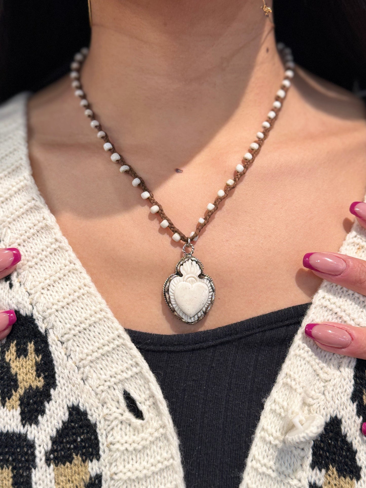 Tara Gasparian | Bone Heart Necklace