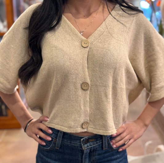 Coco Y Club | Short Sleeve Cropped Top