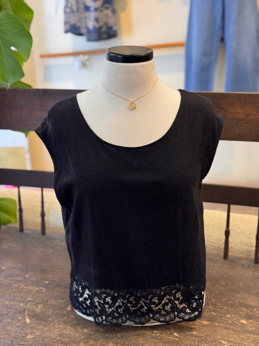 Bucko | Lucia Lace Top | Black
