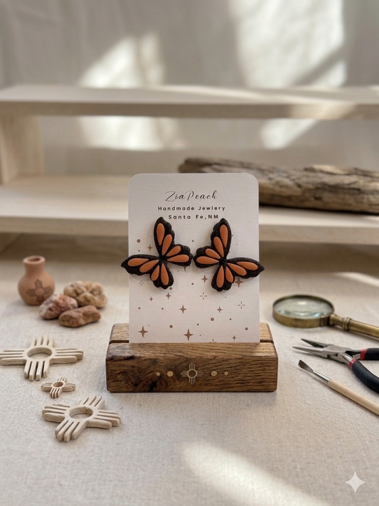 ZiaPeach | Monarch Stud Earrings