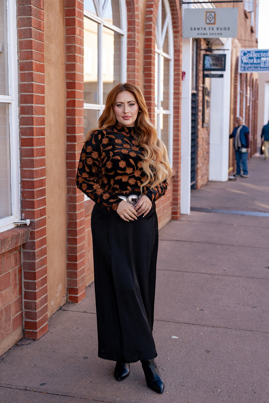 Tribal | Mock Neck Top