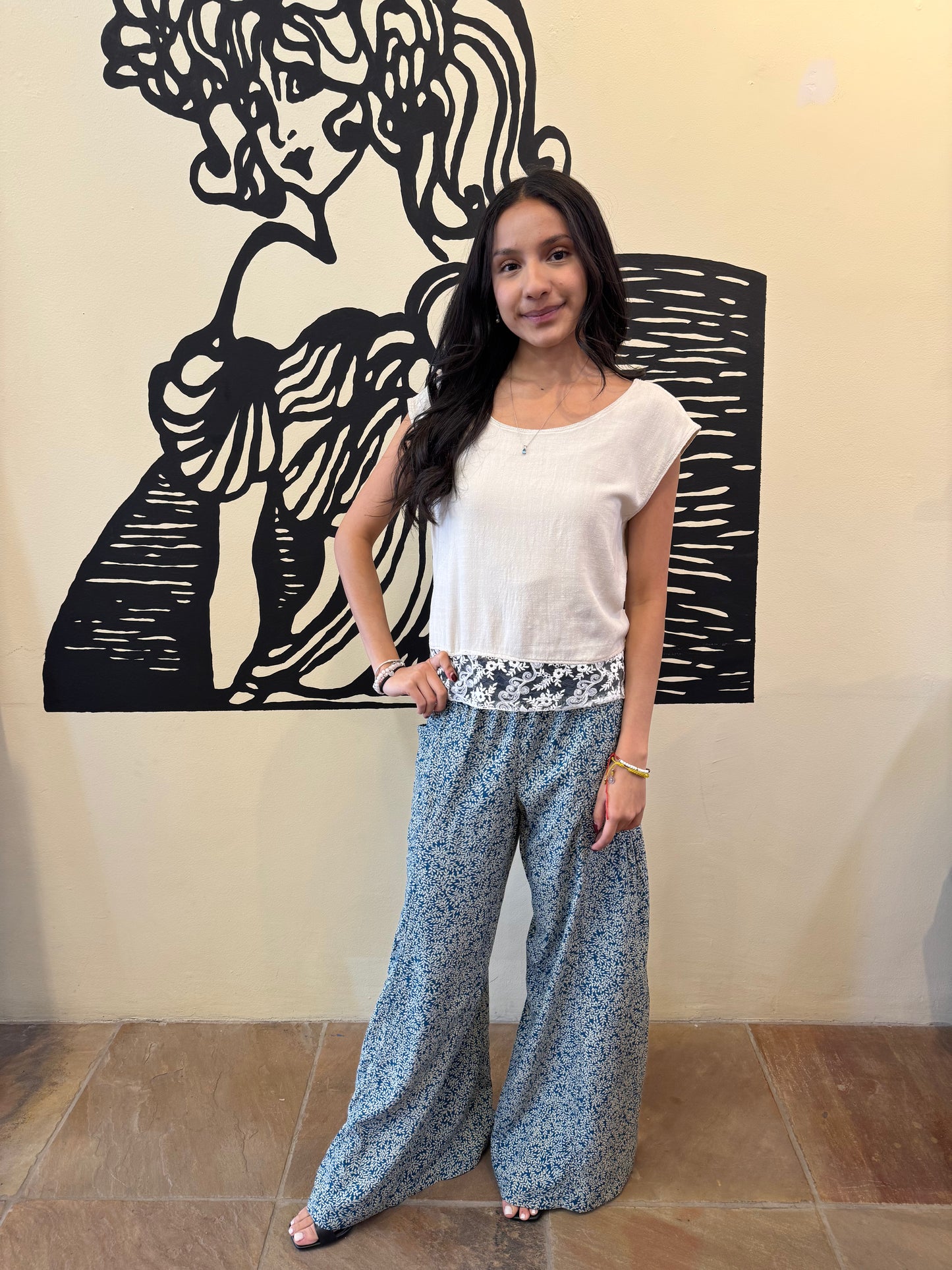 Bucko | Lucia Lace Top | Alabaster