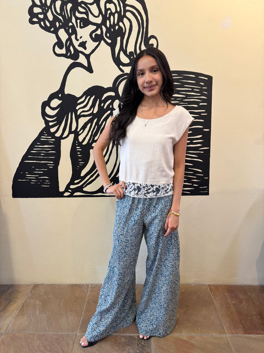 Bucko | Lucia Lace Top | Alabaster