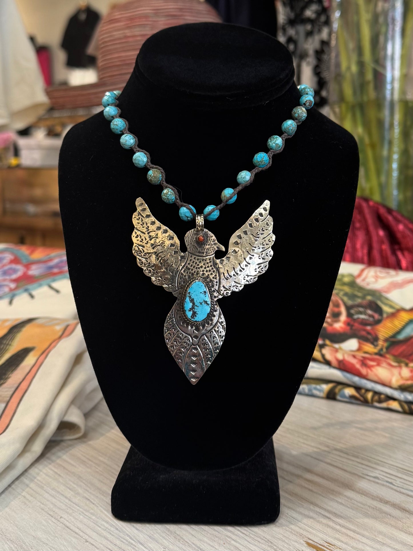 Tara Gasparian | Turquoise Phoenix Necklace