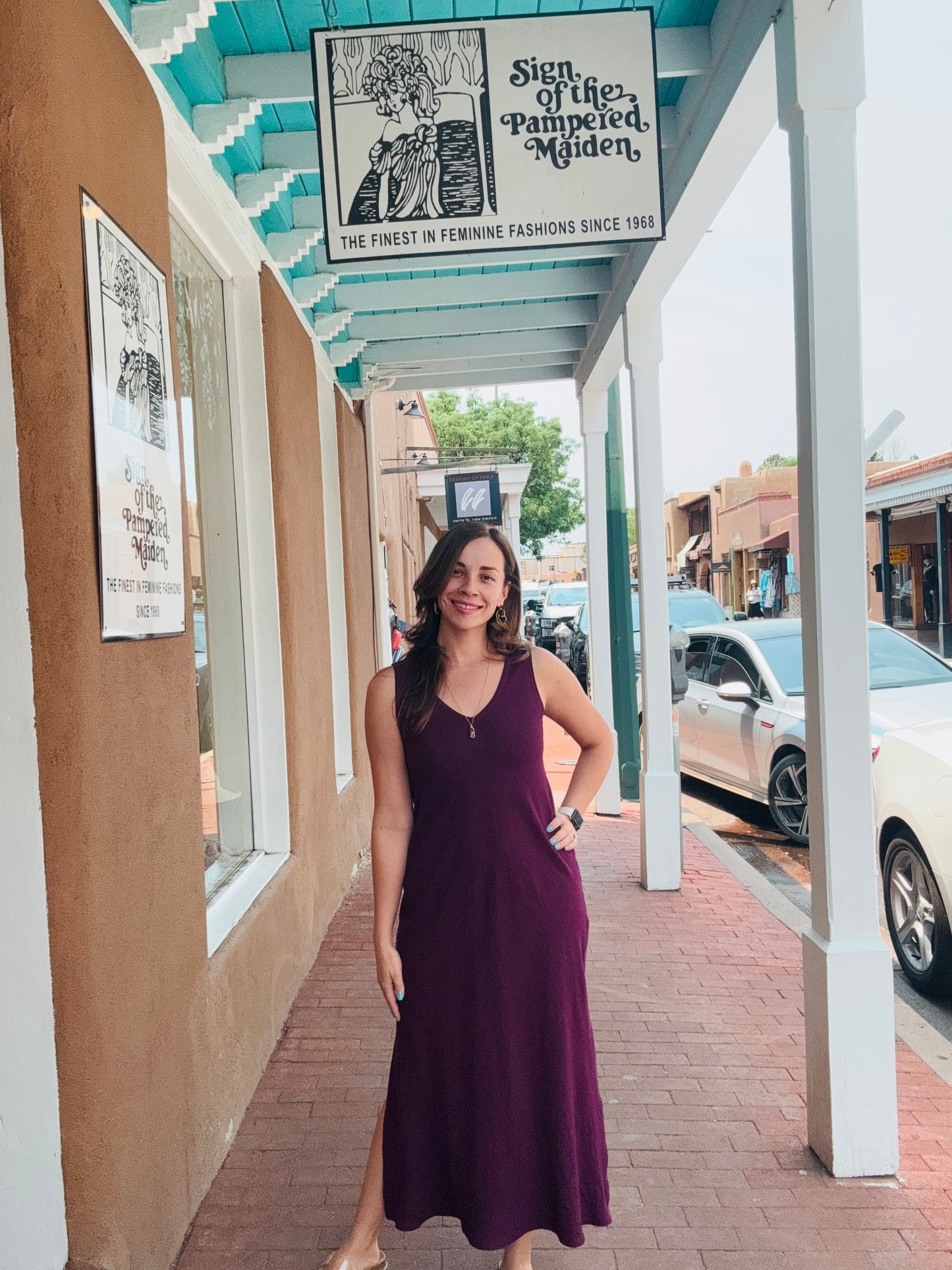 Bucko | V/L Maxi Dress | Plum
