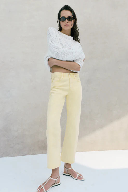 Pistola | Lexi Mid Rise Bowed Straight