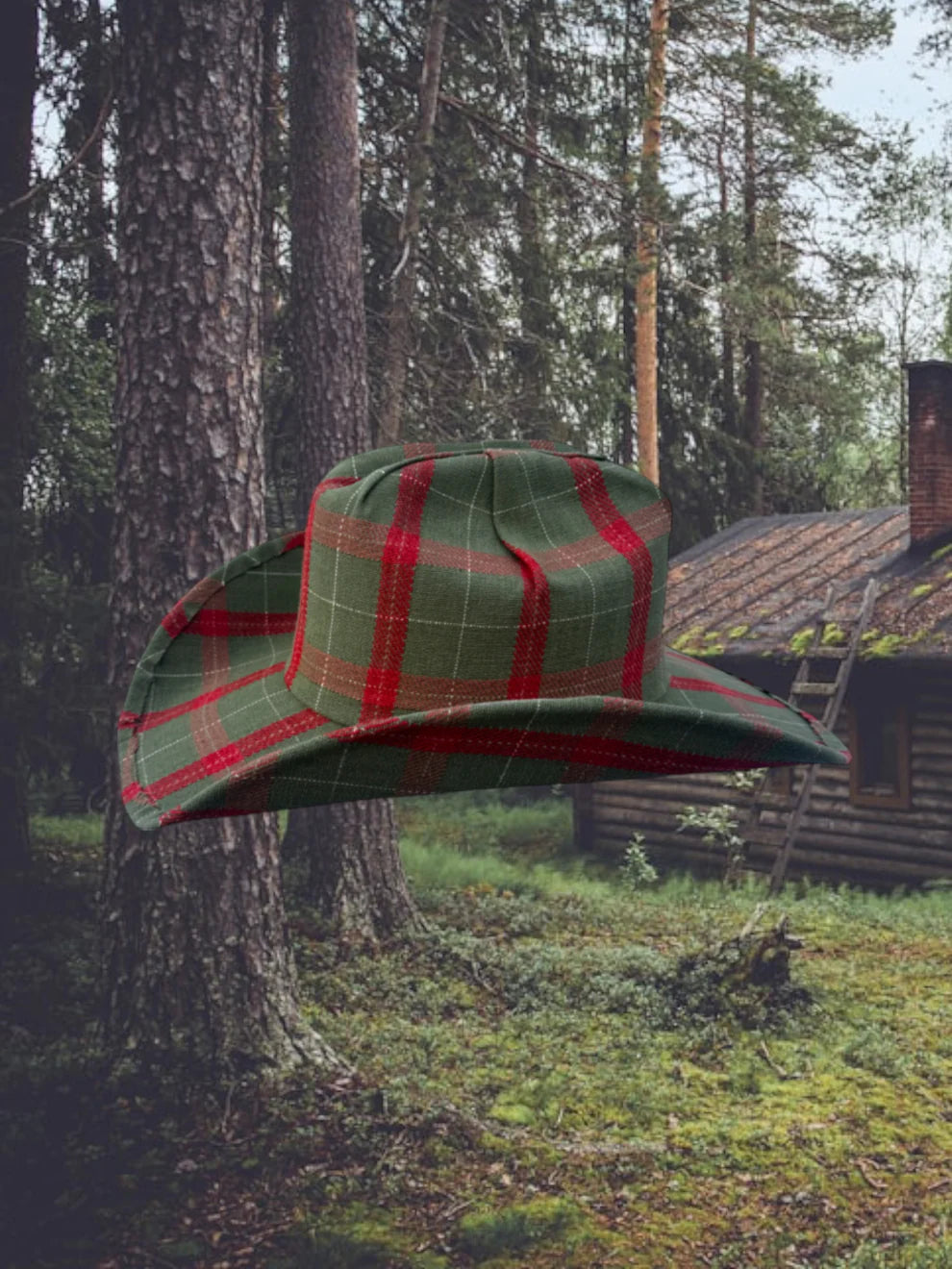 Zandria | Mistletoe Plaid Hat