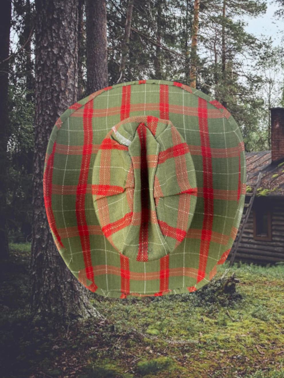 Zandria | Mistletoe Plaid Hat