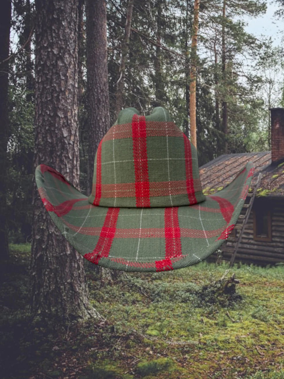 Zandria | Mistletoe Plaid Hat