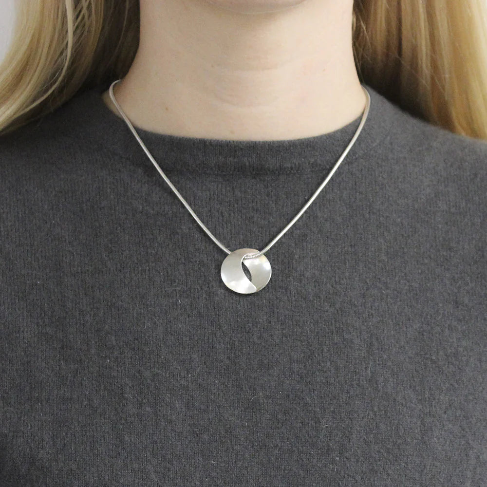 Marjorie Baer -Convex and Concave Crescents Necklace
