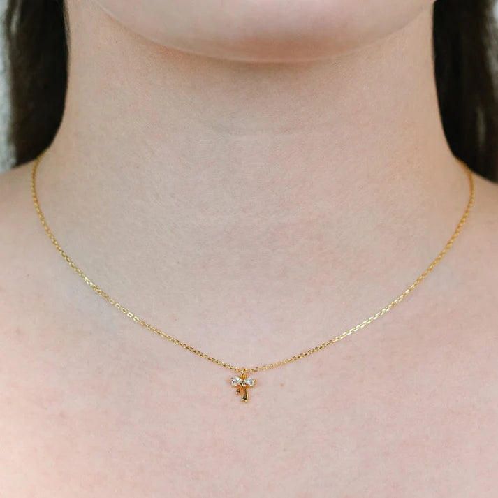 Athena | Petite Bow Necklace
