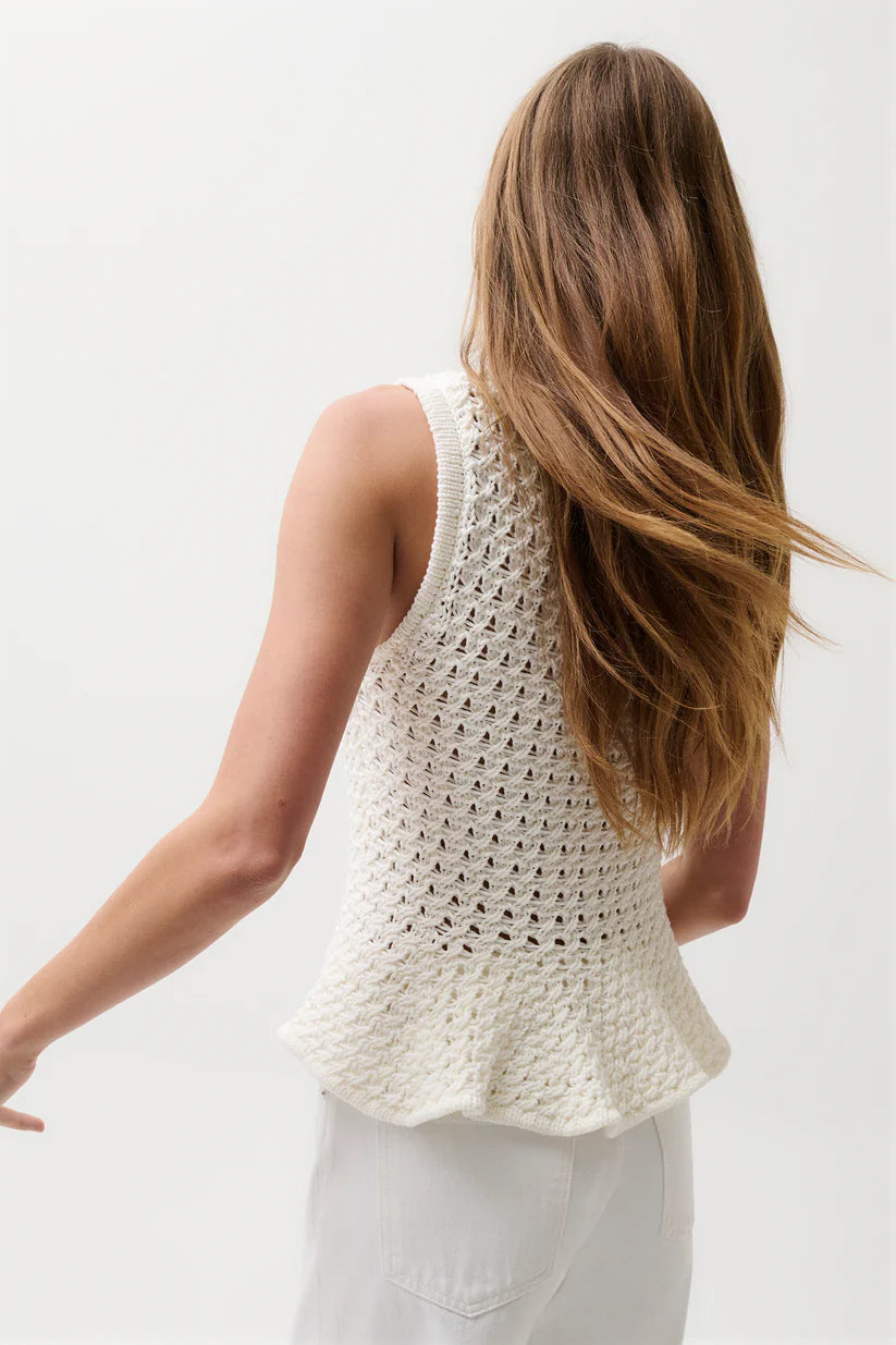 Pistola | Anna Peplum Sweater Tank