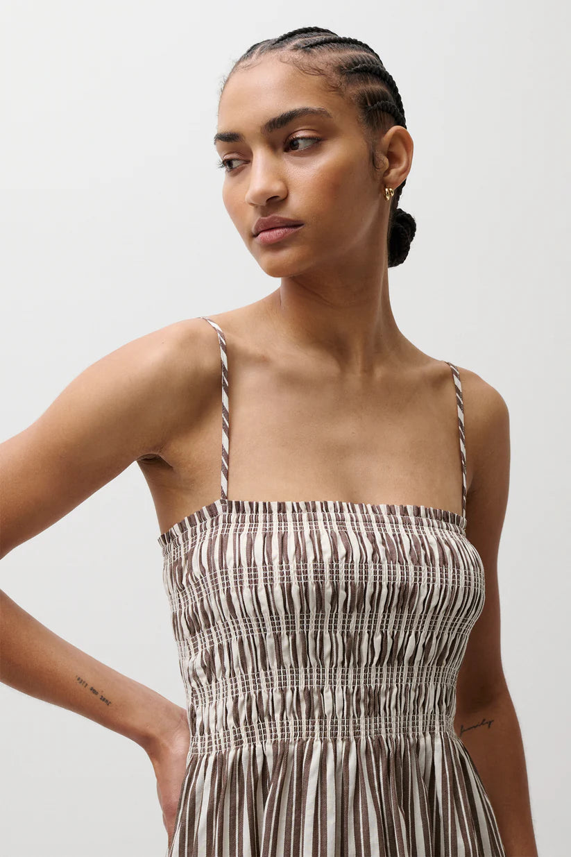 Pistola | Bianca Shirred Bodice Dress