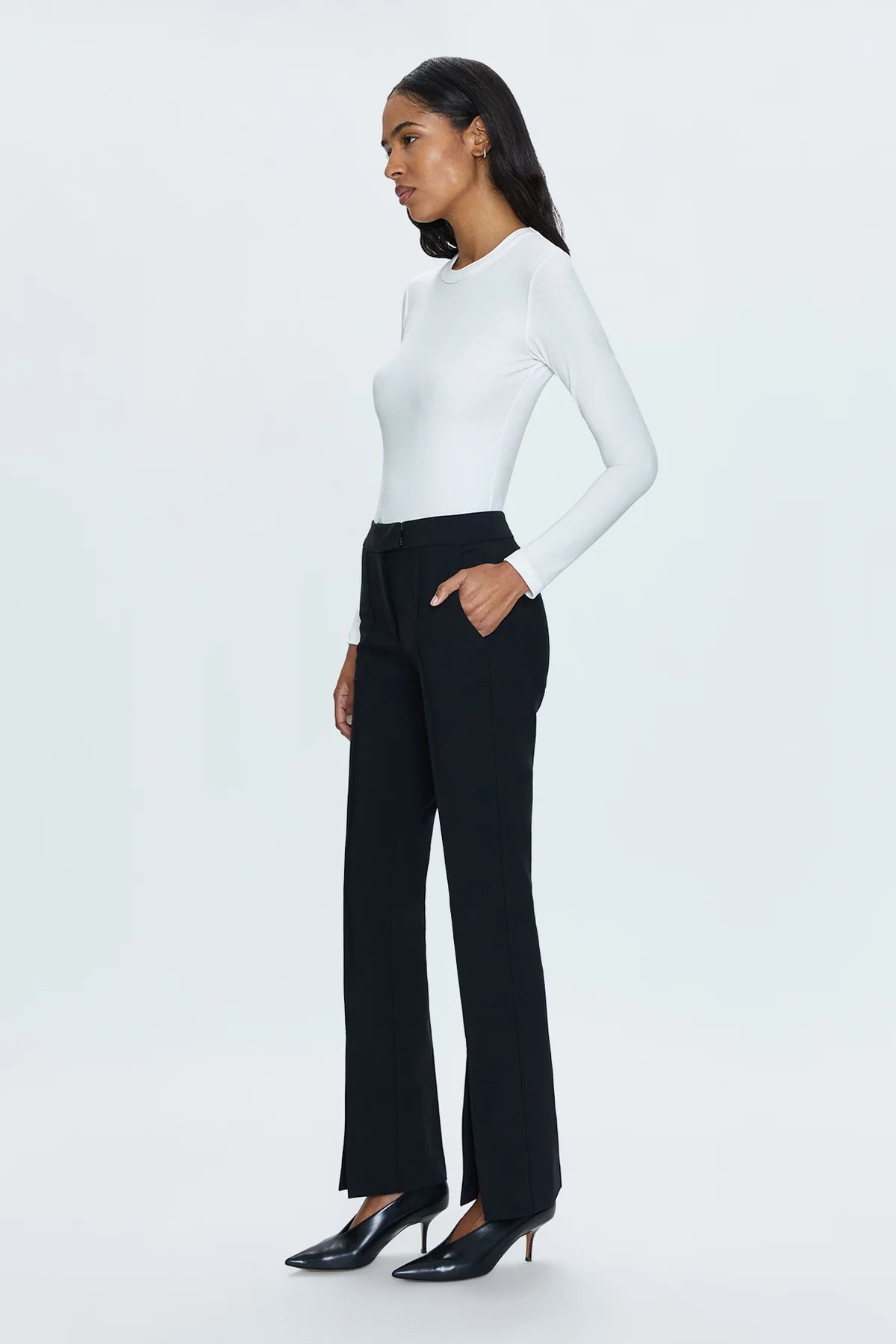 Pistola | Diana Front Slit Tailored Trouser