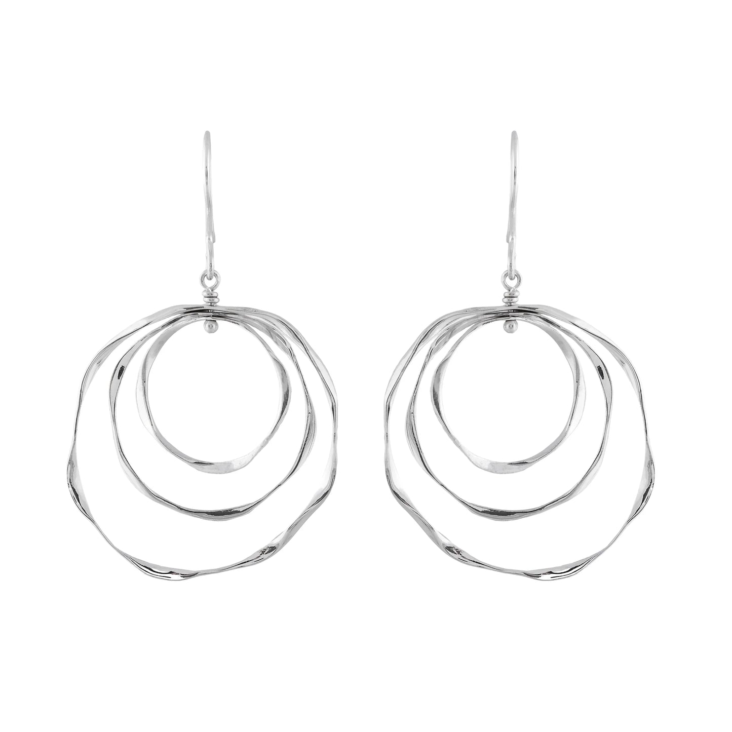 Ritual | Triple Silver Hoops