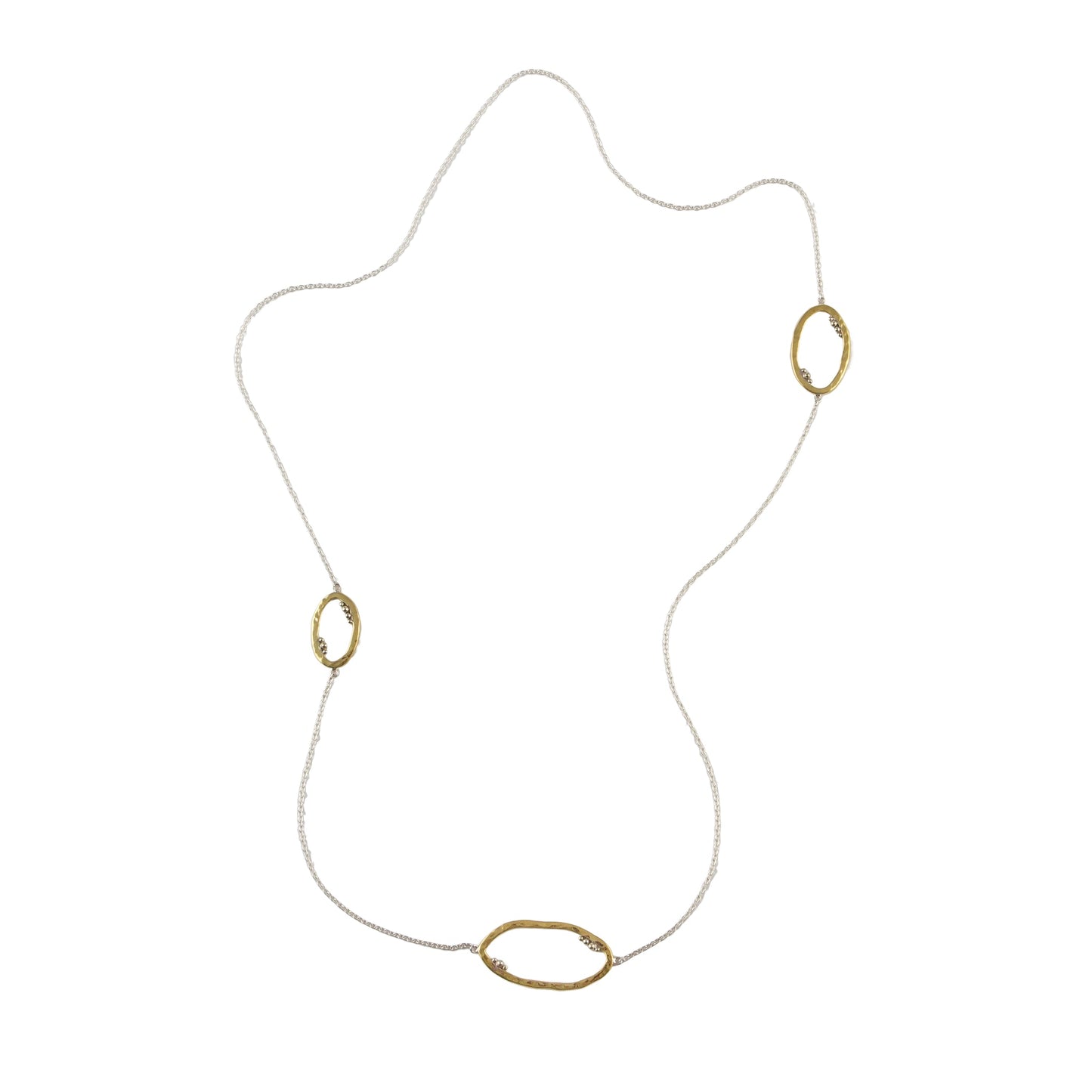 Ritual-Brass Oval Necklace