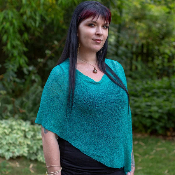 Ruby Sera | Sheer Sweater Poncho