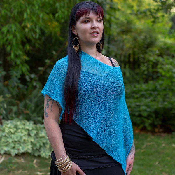 Ruby Sera | Sheer Sweater Poncho